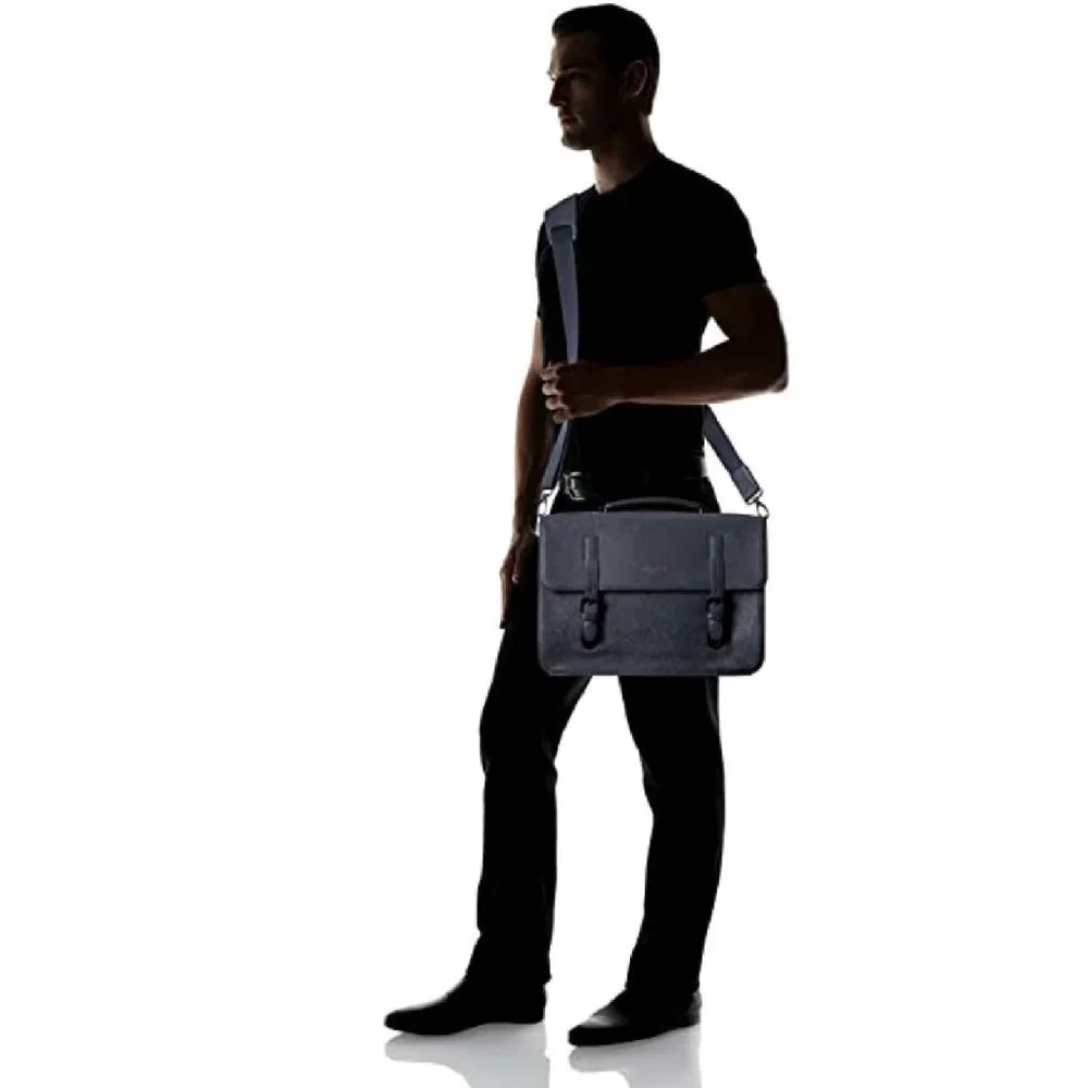 Ted Baker Lansky Cross Grain Satchel Briefcase